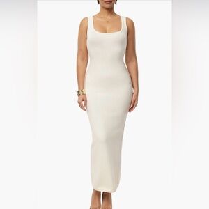 JLUXLABEL Karolina Sweater Dress - White